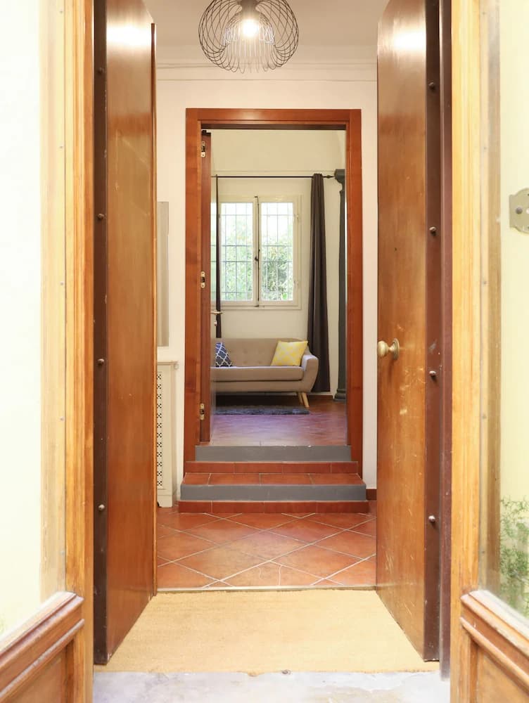 Interior entrance