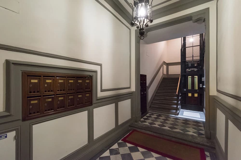 Interior entrance