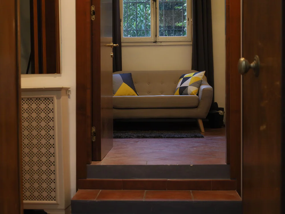 Interior entrance