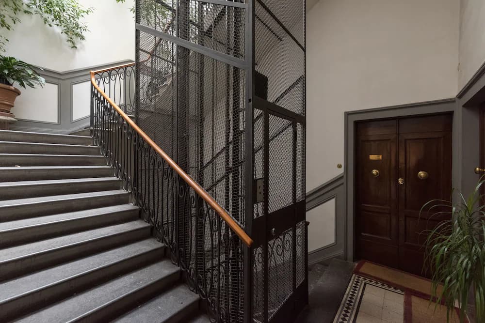 Interior entrance