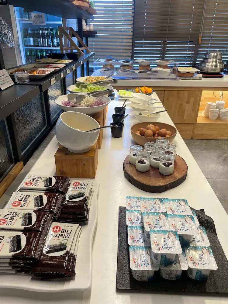 Breakfast buffet