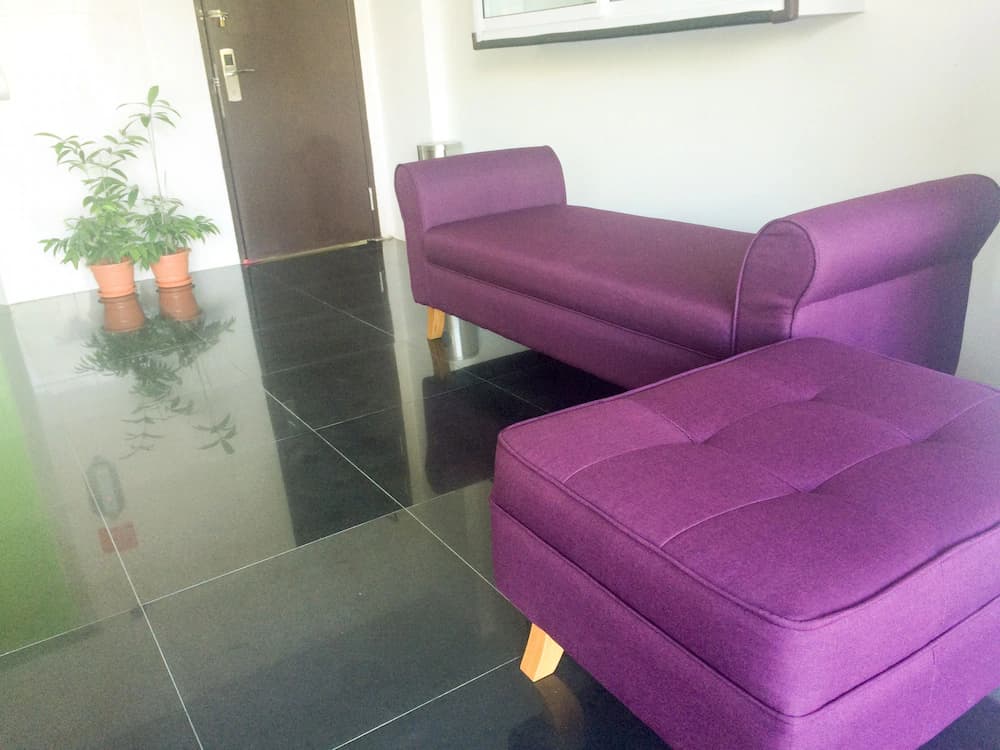 Lobby sitting area