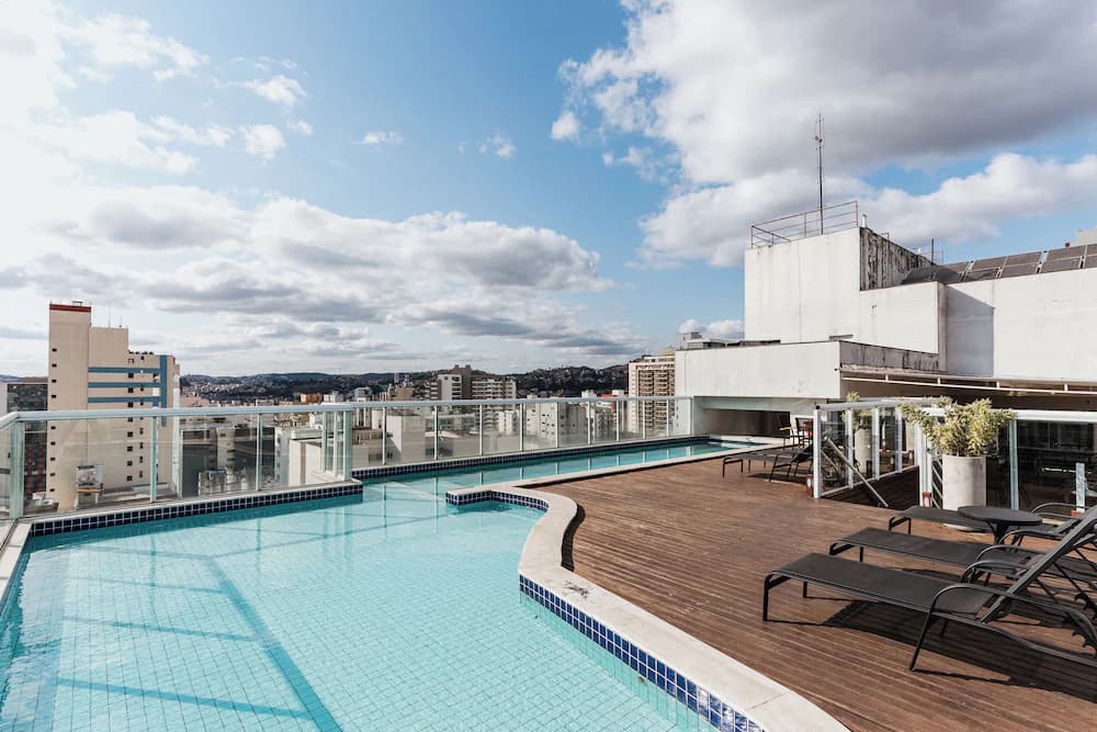 Rooftop pool