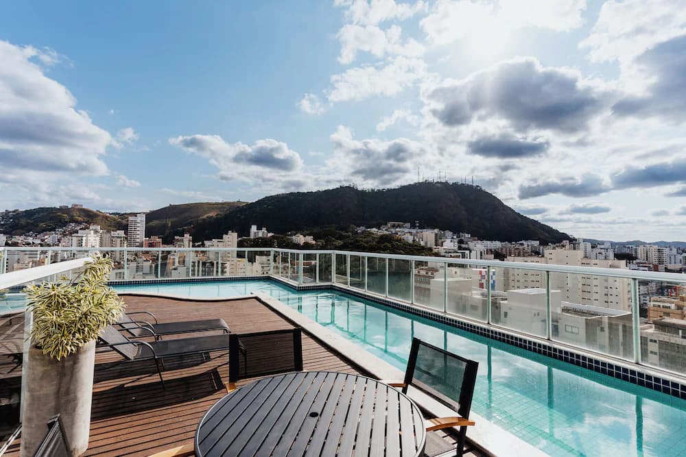 Rooftop pool