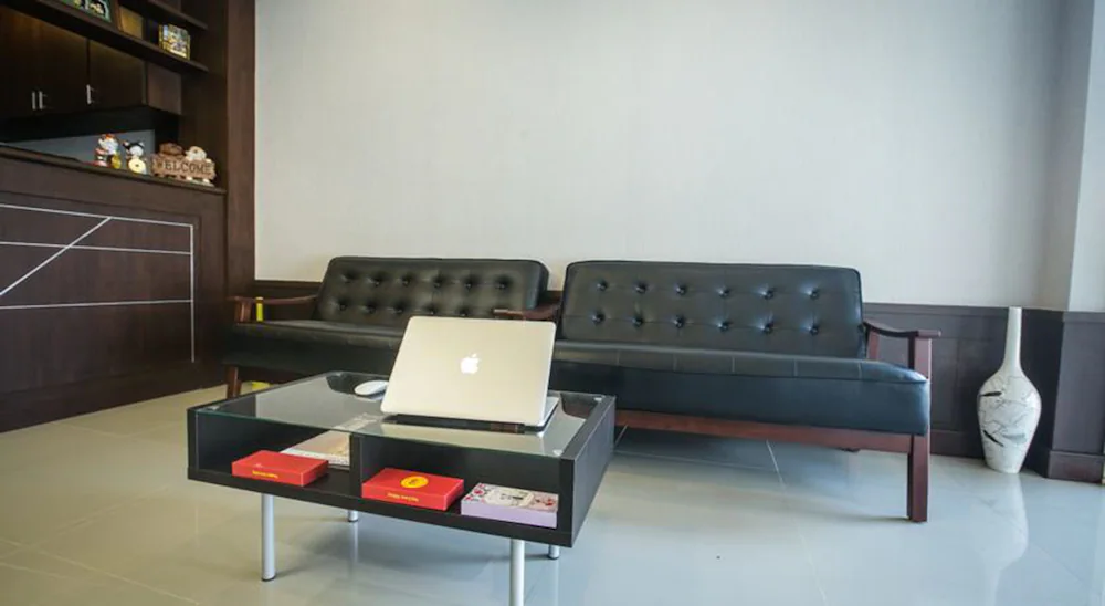 Lobby sitting area