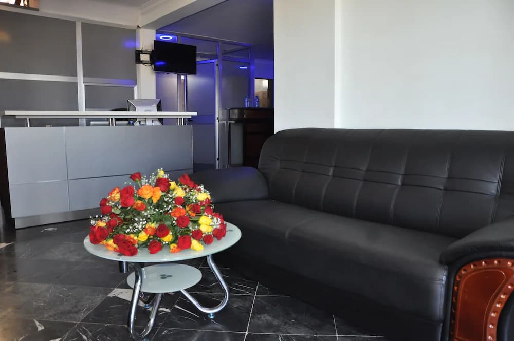 Lobby sitting area