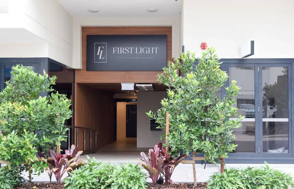 Interior entrance