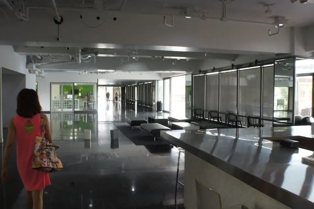 Interior entrance
