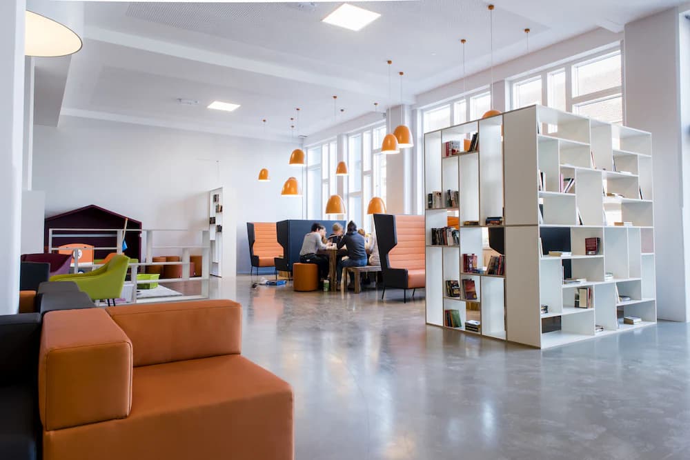 Lobby sitting area