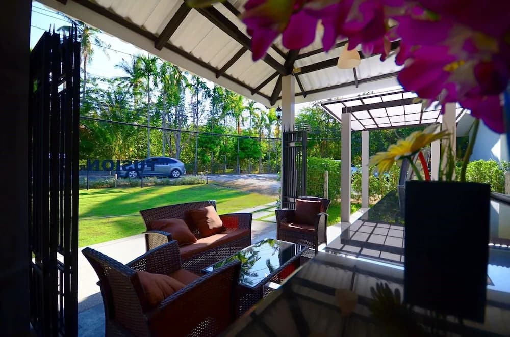 Lobby sitting area