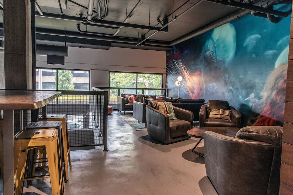 Lobby sitting area