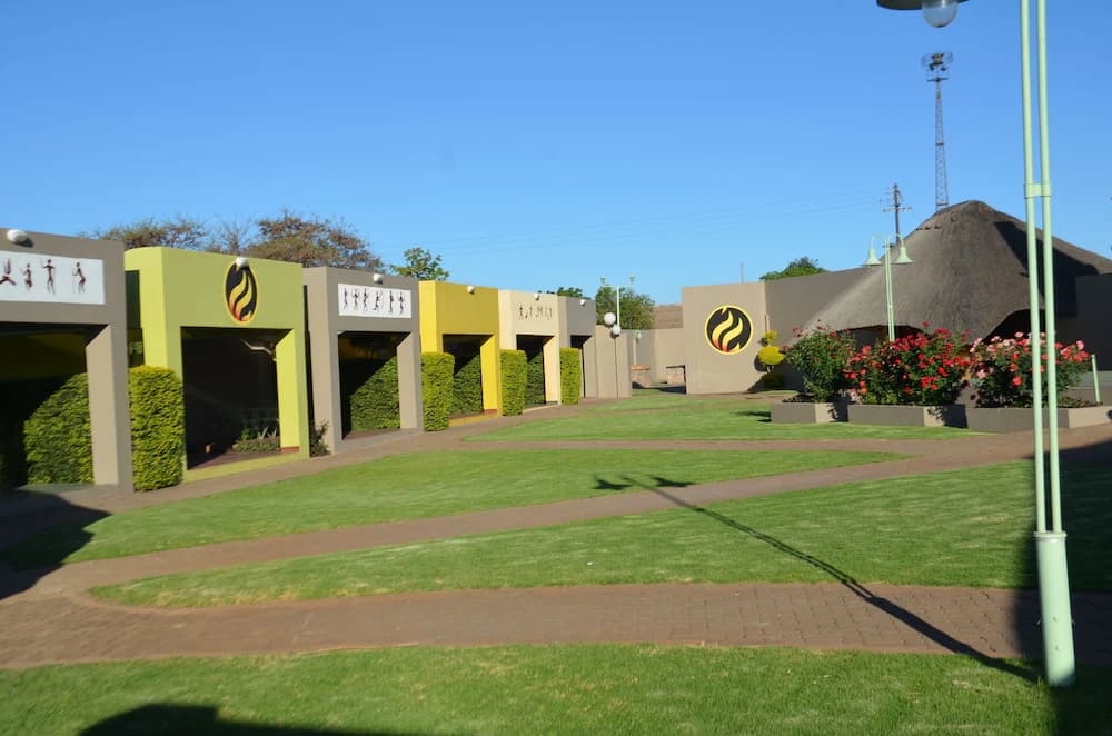 Outdoor wedding area