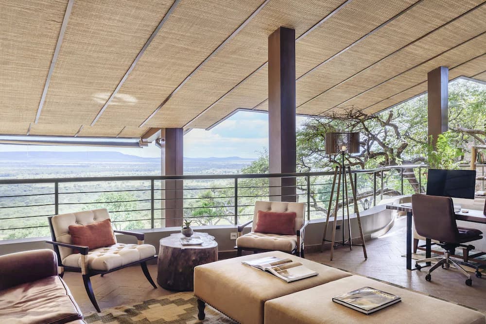 Lobby sitting area