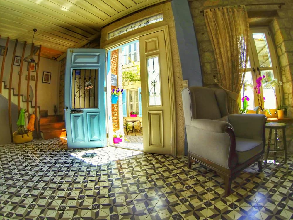 Interior entrance