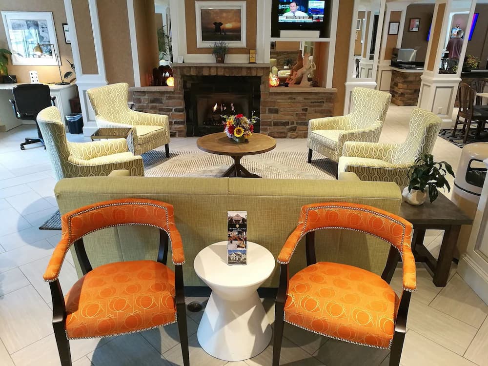 Lobby sitting area