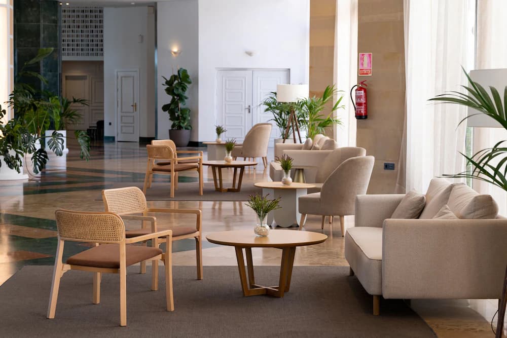 Lobby sitting area