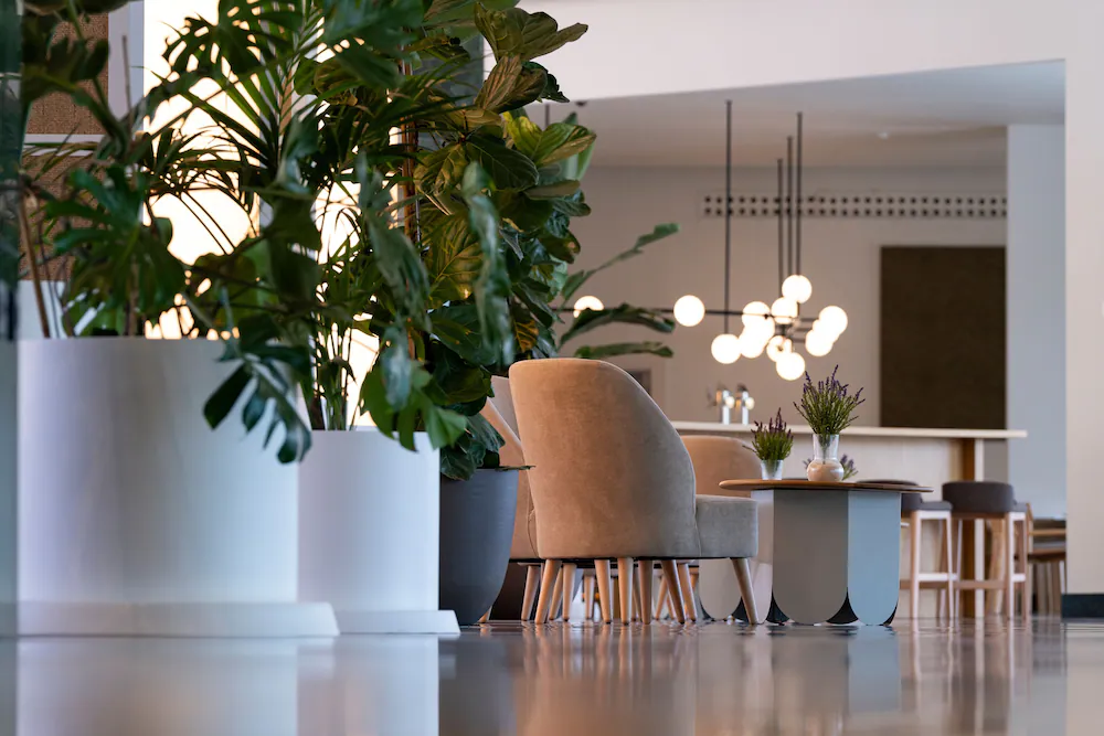 Lobby sitting area