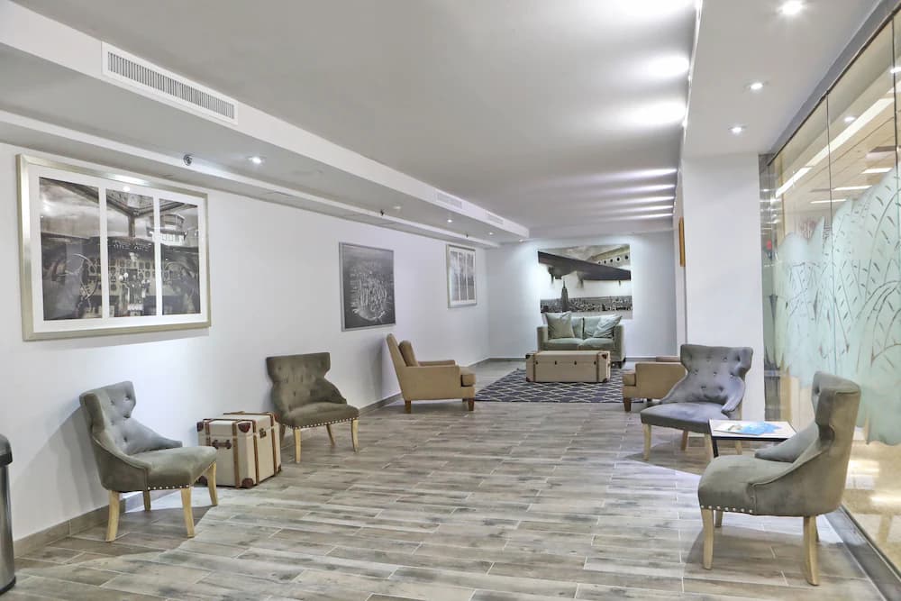 Lobby sitting area