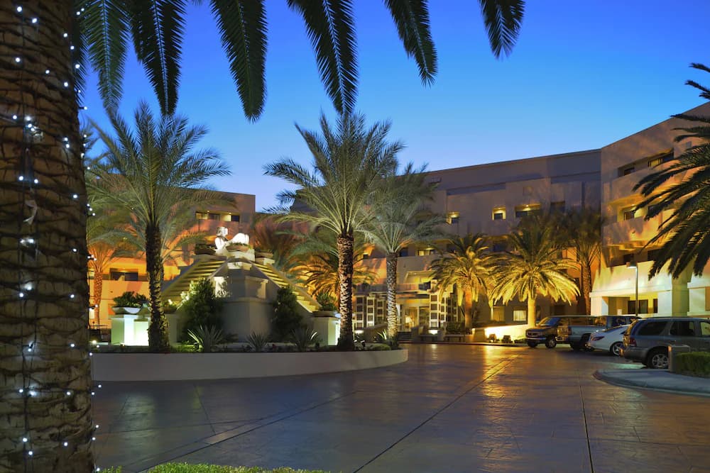 Front of property - evening/night