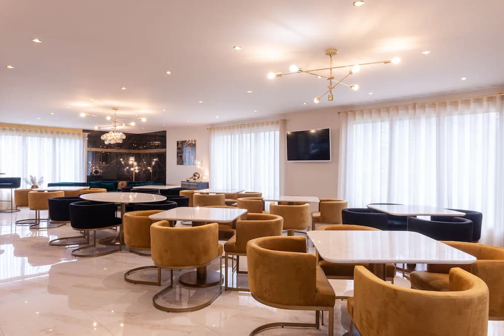 Lobby sitting area