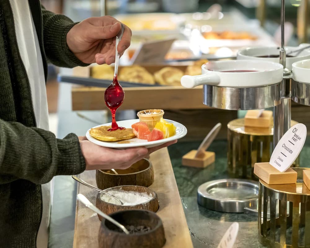 Breakfast buffet