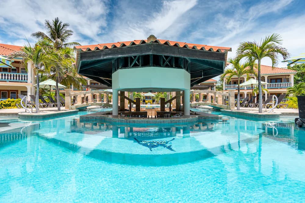 Poolside bar
