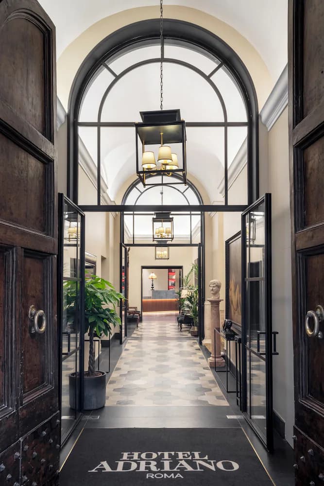 Interior entrance