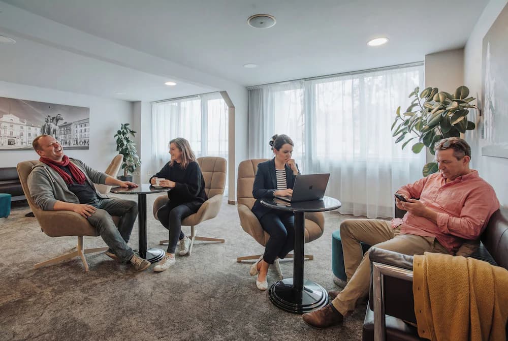 Lobby sitting area