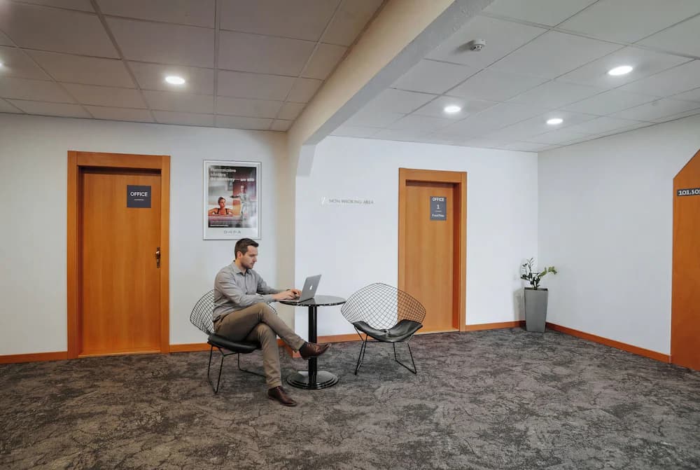 Lobby sitting area