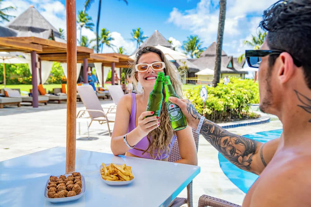 Poolside bar