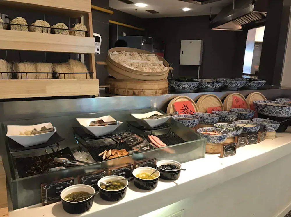 Breakfast buffet