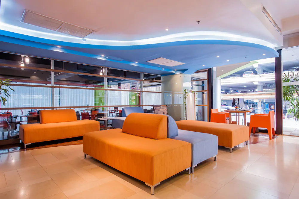 Lobby sitting area