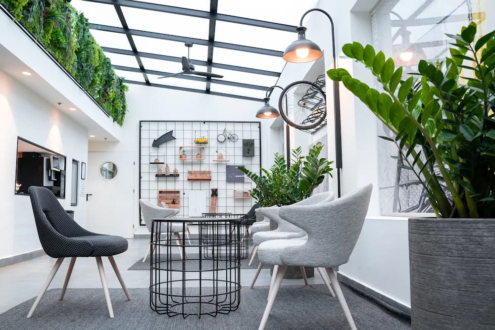 Lobby sitting area