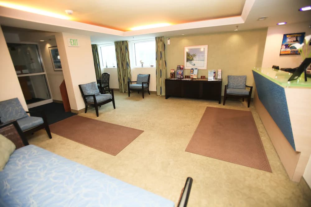 Lobby sitting area