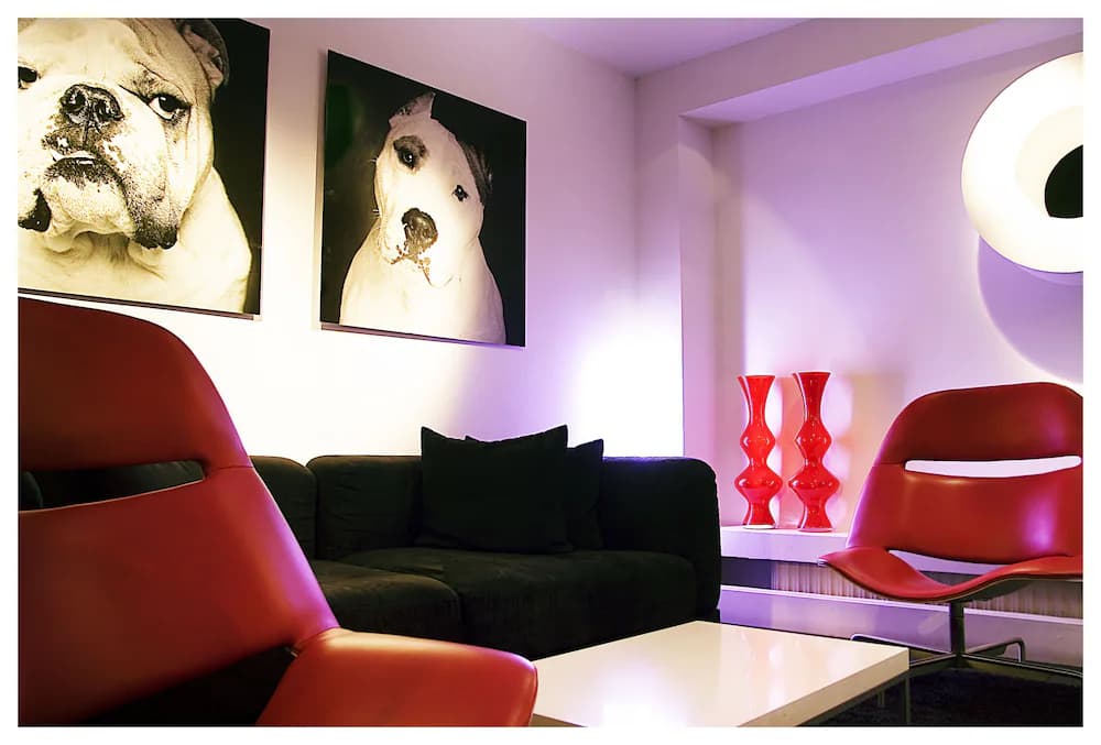 Lobby sitting area