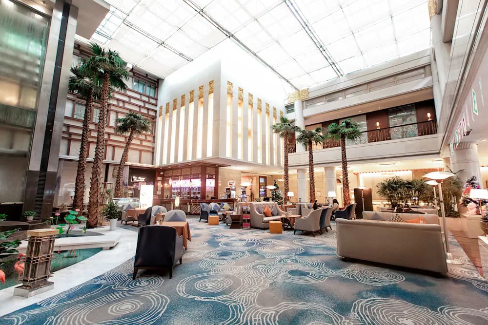 Lobby sitting area