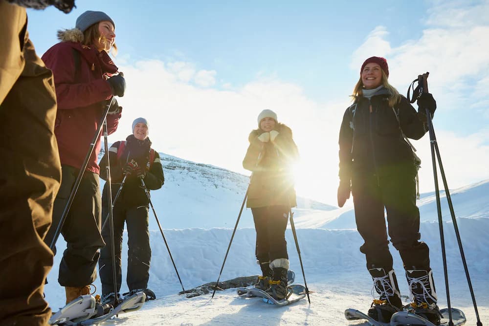 Snowshoeing