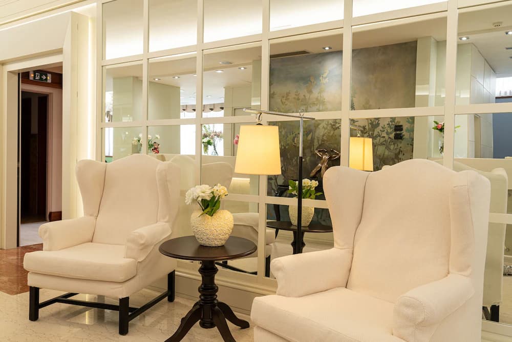 Lobby sitting area