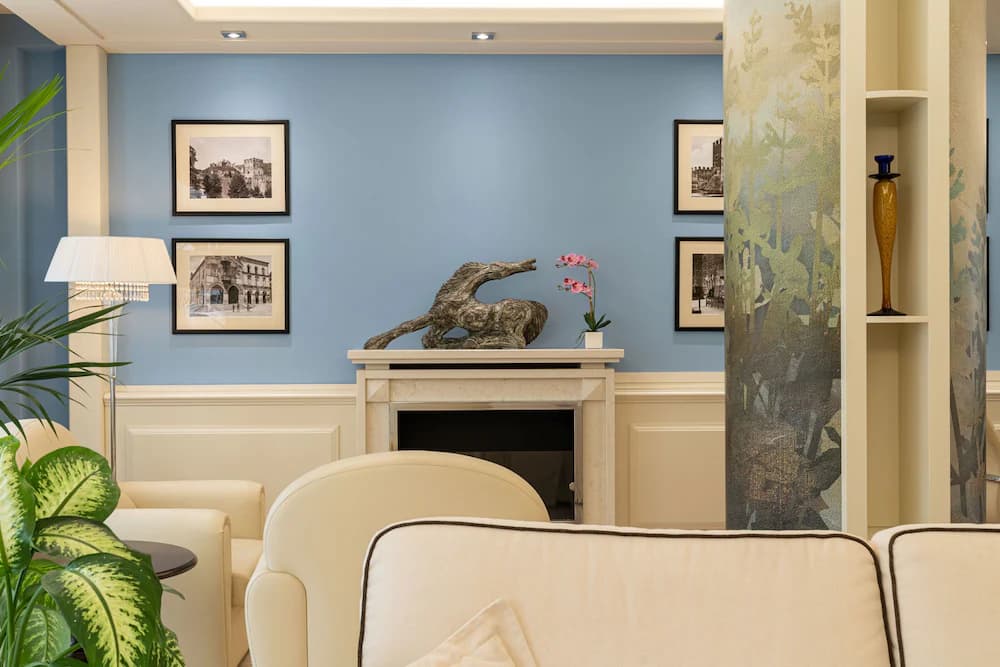 Lobby sitting area