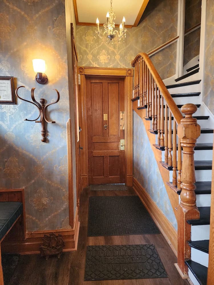 Interior entrance
