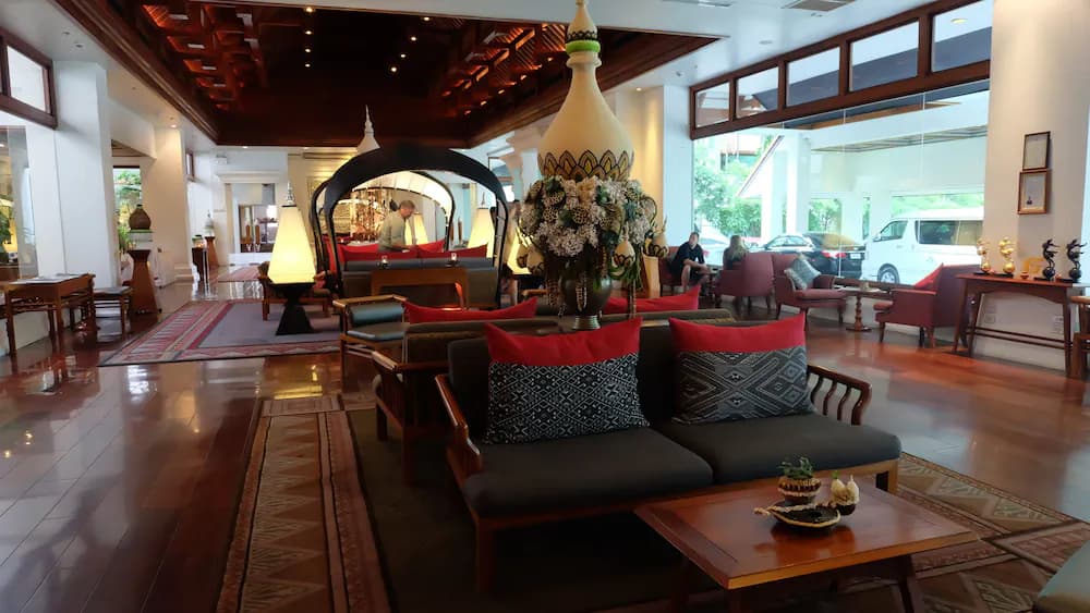 Lobby sitting area