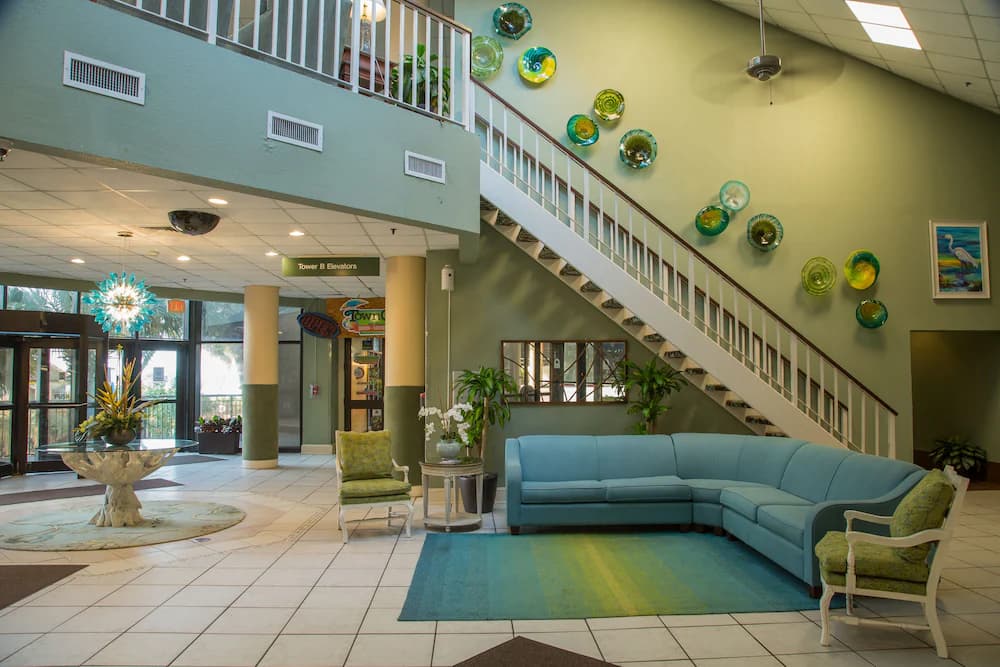 Lobby sitting area
