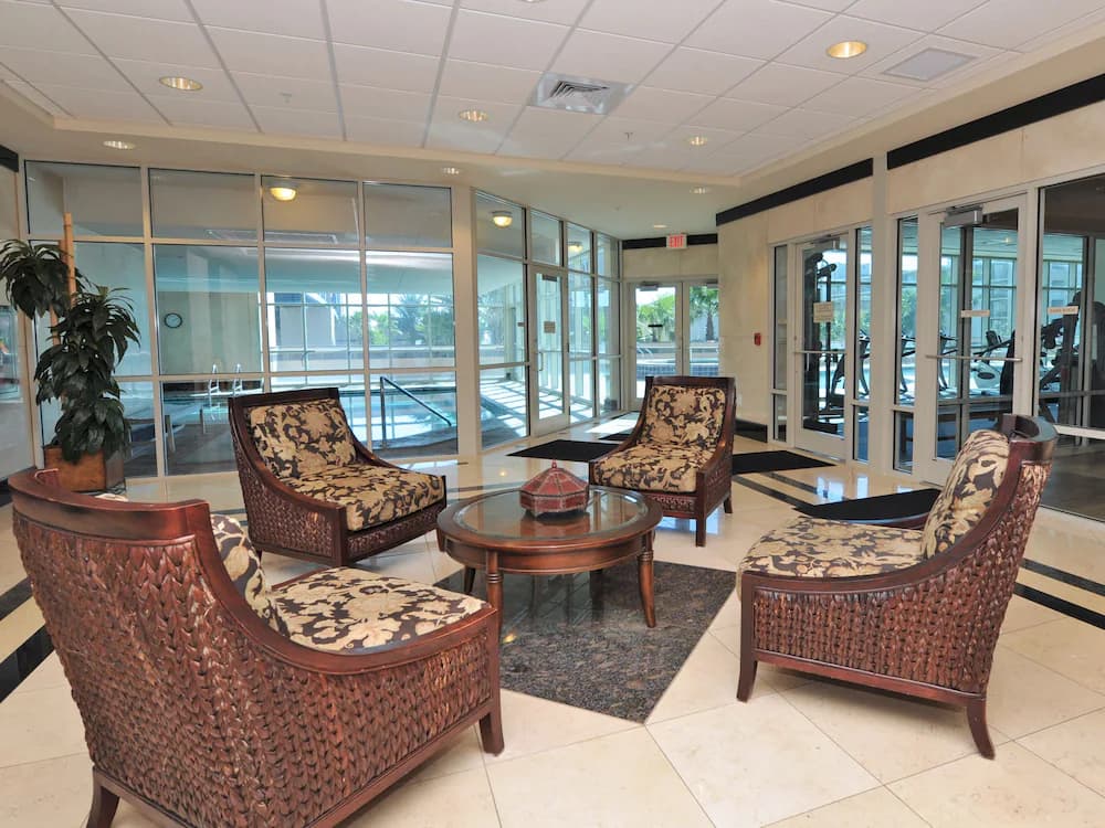 Lobby sitting area