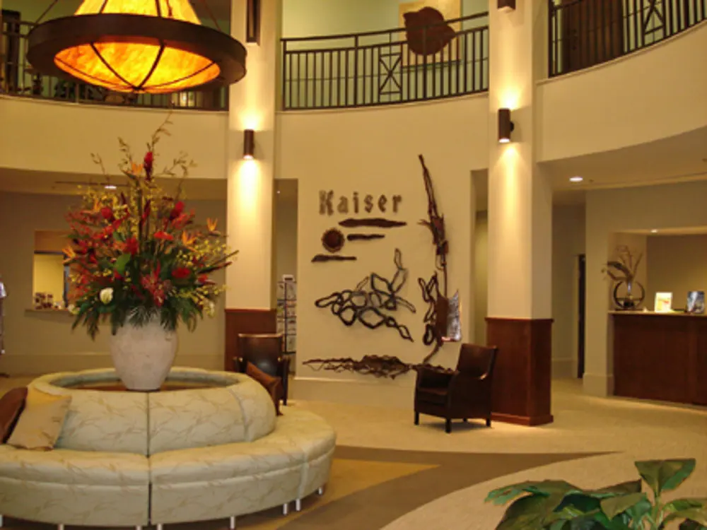 Lobby sitting area