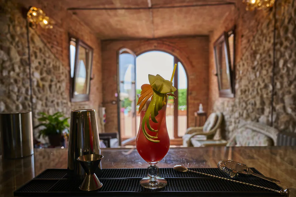 Poolside bar