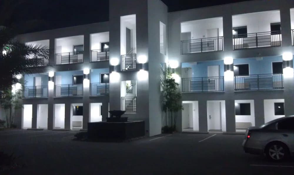Front of property - evening/night