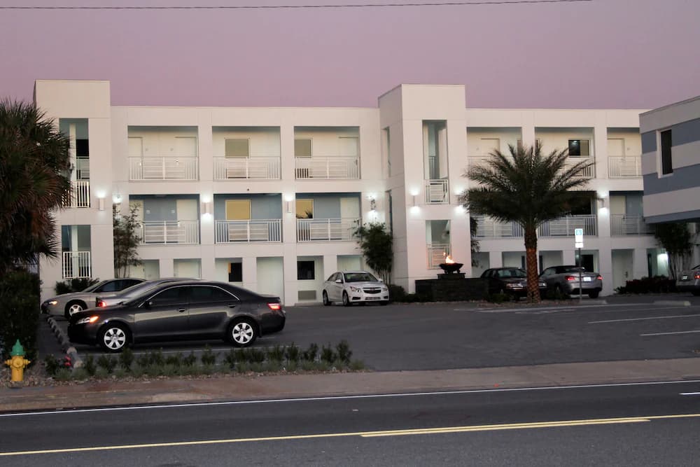 Front of property - evening/night