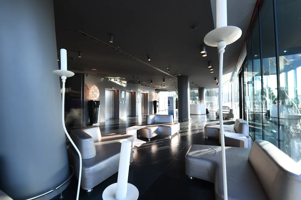Lobby sitting area