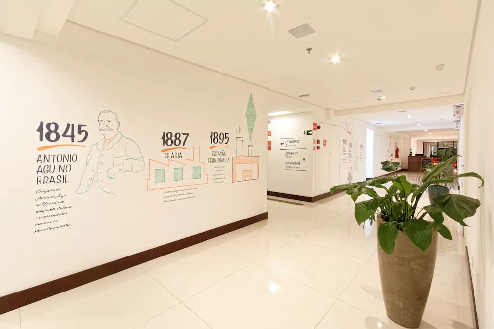 Interior entrance