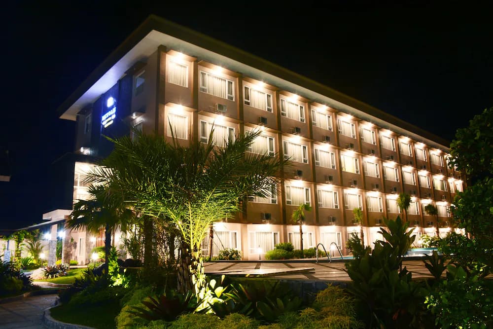 Front of property - evening/night